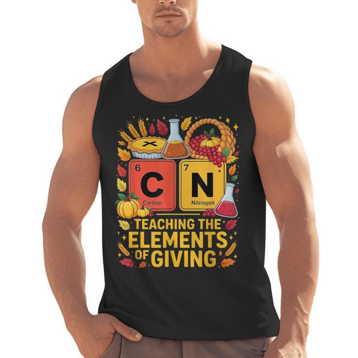 Thanksgiving 67 Meme Science Teacher Periodic Table Women Men Tank Top