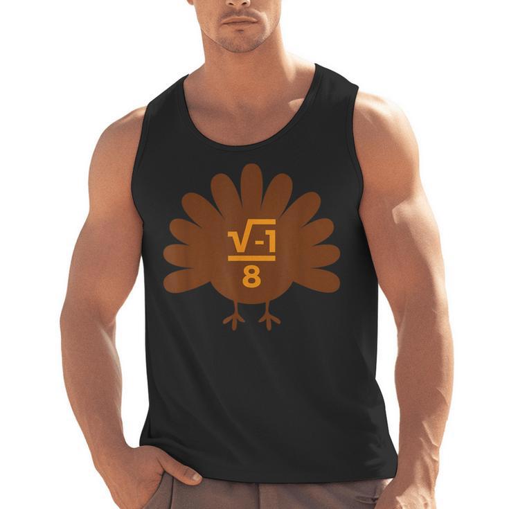 Thanksgiving Math Teacher Math Symbol Men Women Girls Kids Men Tank Top