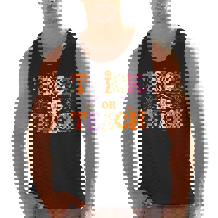 Trick Or Teach Teacher Halloween Costume Men Women Men Tank Top