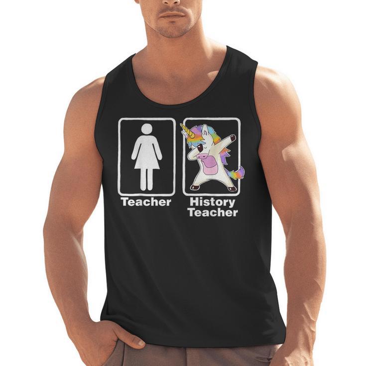 Unicorn History Teacher T-Shirt History Teacher Men Tank Top