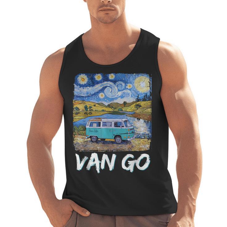 Van Go Retro Vanlife Art Teacher Men Tank Top
