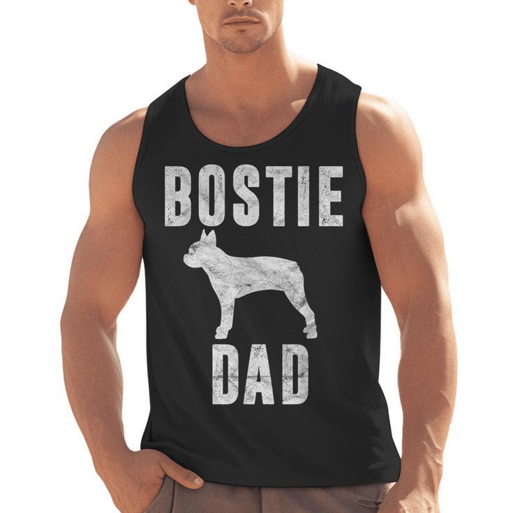 Vintage Boston Terrier Dad Dog Daddy Bostie Father Men Tank Top, Boston Terrier Dad Gifts, trending gift