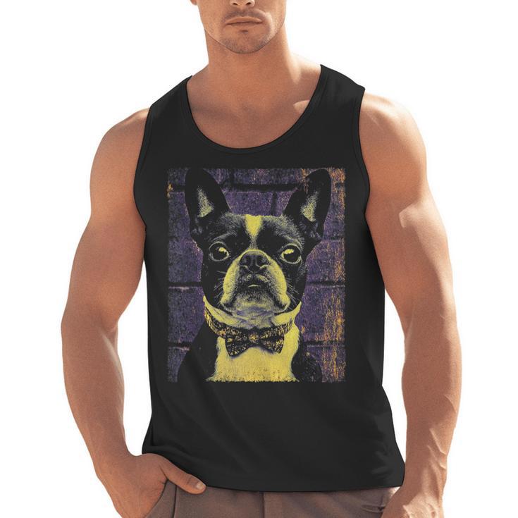 Vintage Boston Terrier Dog Men Tank Top, trending gift