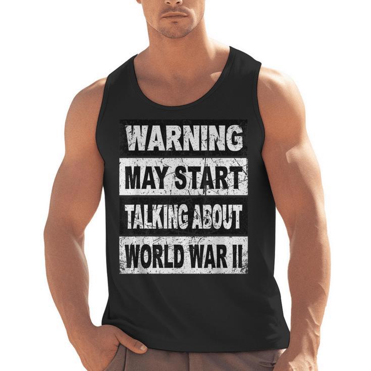 Vintage Historian Shirt History Teacher Co Retro WW2 History Teacher Men Tank Top