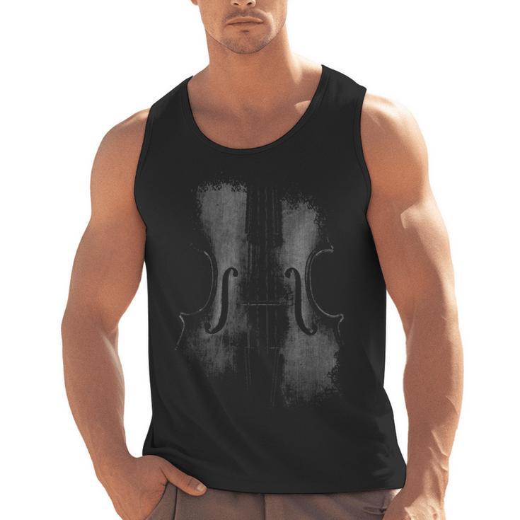 Violin Player Instrument Music Teacher Musical Violinist Men Tank Top