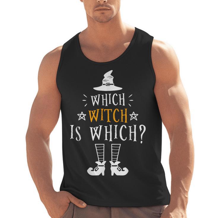 Which Witch Is Which Halloween Grammar Teacher Costume Men Tank Top