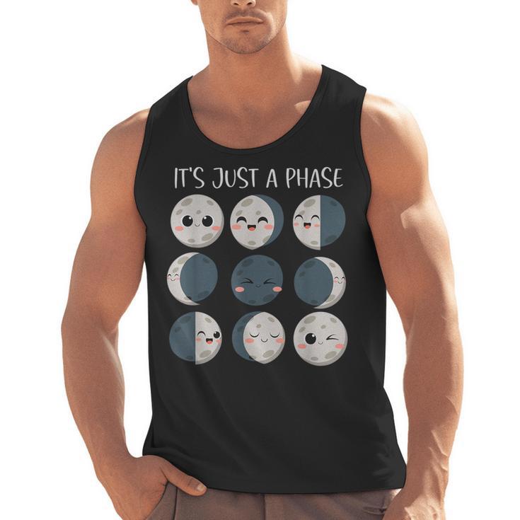 Women Science Teacher Moon Phases Scientist Back To School Men Tank Top