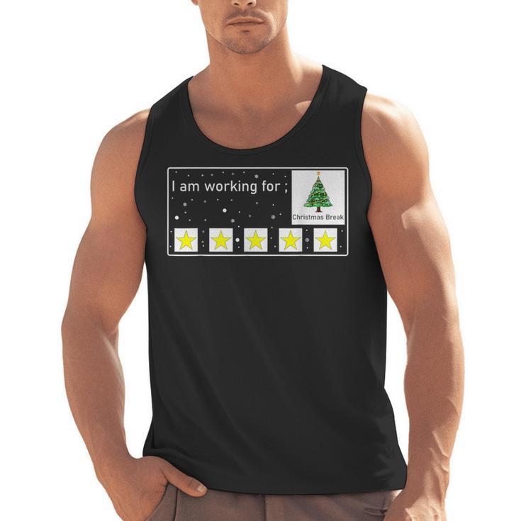 I Am Working For Christmas Break Special Education Teacher Men Tank Top