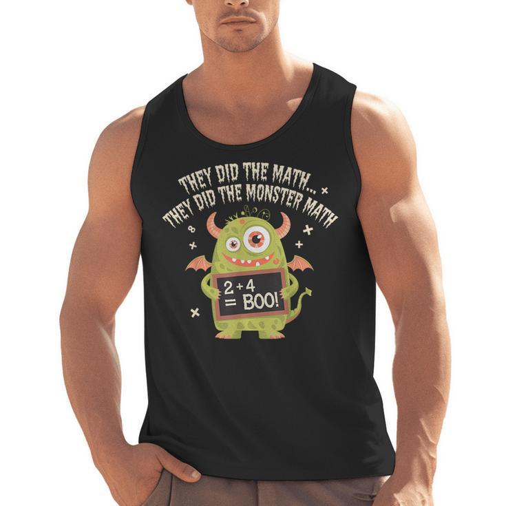 They Did The Math They Did The Monster Math Teacher Student Men Tank Top