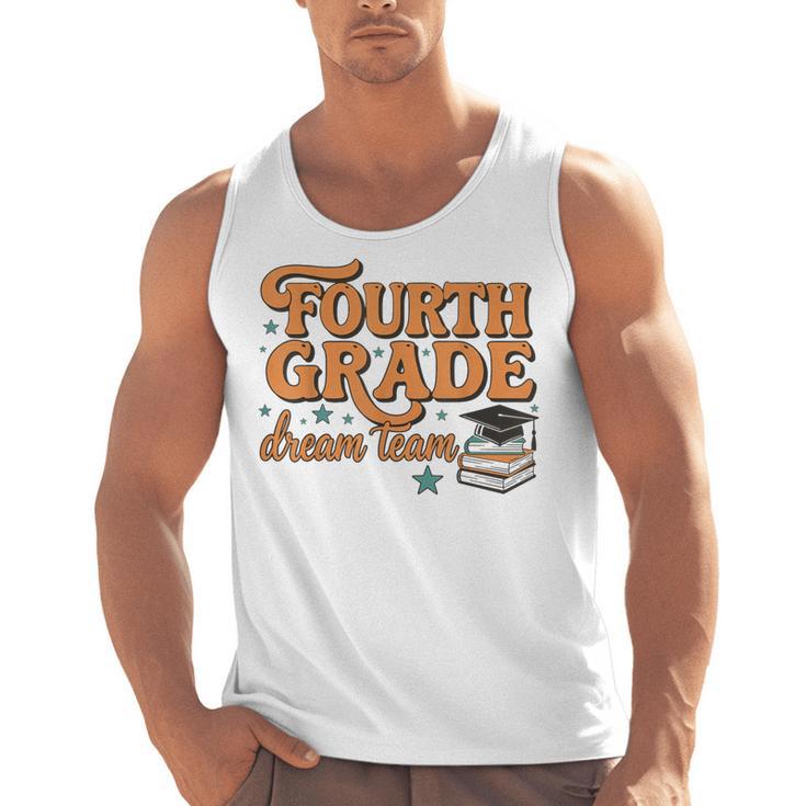 4th Grade Back To School Fourth Grade Dream Team Teacher Men Tank Top