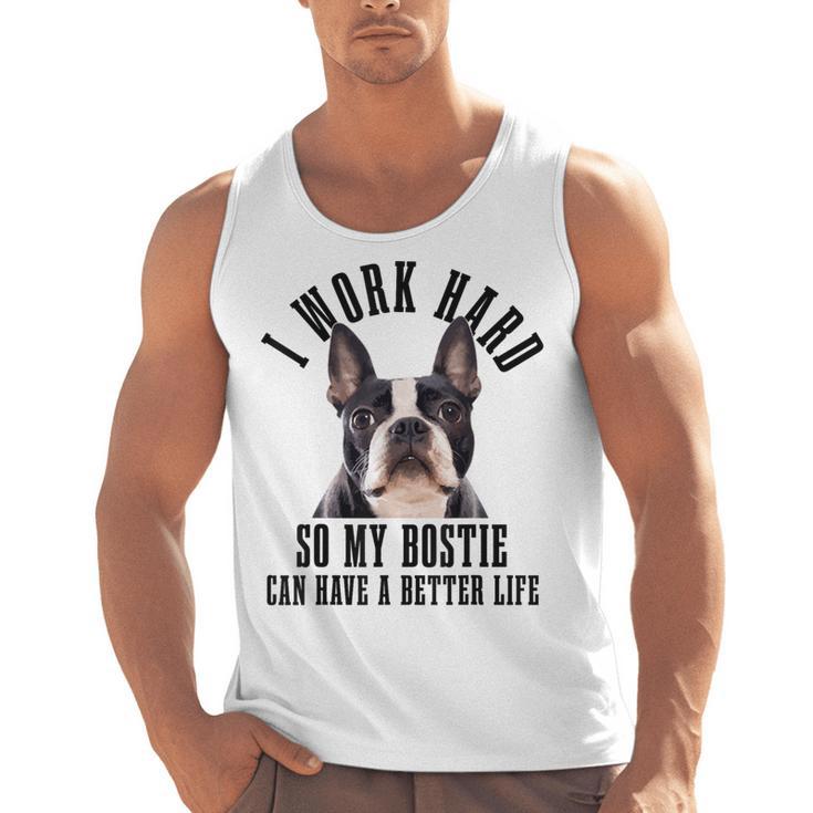 Bostie Mama Dog Dad Boston Terrier For Men Women Men Tank Top, Boston Terrier Dad Gifts, trending gift