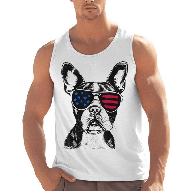 Boston Terrier Dog 4th July America USA Flag Men Women Kids Men Tank Top, Boston Terrier 4th Of July Gifts, trending gift