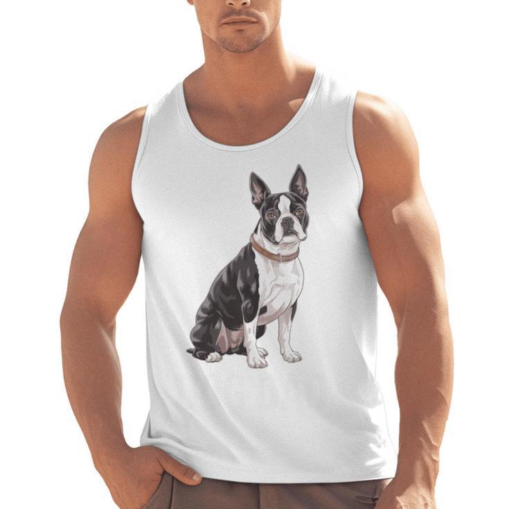 Boston Terrier Dog Dad Boston Terrier Dog Lovers Men Tank Top, Boston Terrier Dad Gifts, trending gift