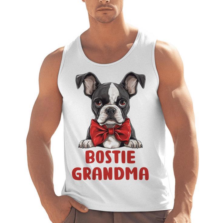 Boston Terrier Grandma Dog Lovers Puppy Bostie Owner Men Tank Top, trending gift