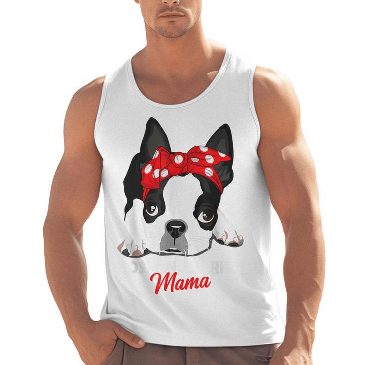 Boston Terrier Mum Dog Woman Idea Men Tank Top, trending gift