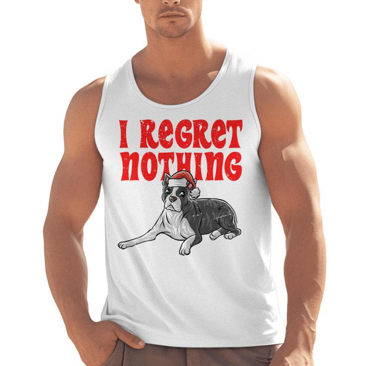 Boston Terrier Santa Claus Hat Merry Christmas Dog X-Mas Men Tank Top, Boston Terrier Christmas Gifts, trending gift