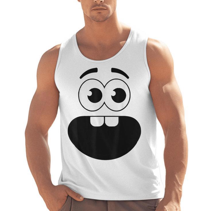 Creepy Carrots Face Teacher Halloween Costume Matching Men Tank Top
