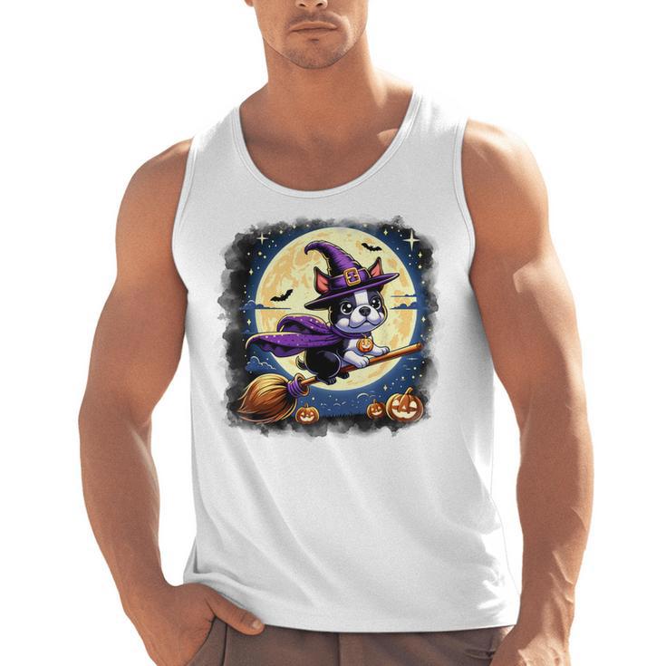Cute Boston Terrier Halloween Costume Dog Lover Women Girls Men Tank Top, Boston Terrier Halloween Gifts, trending gift