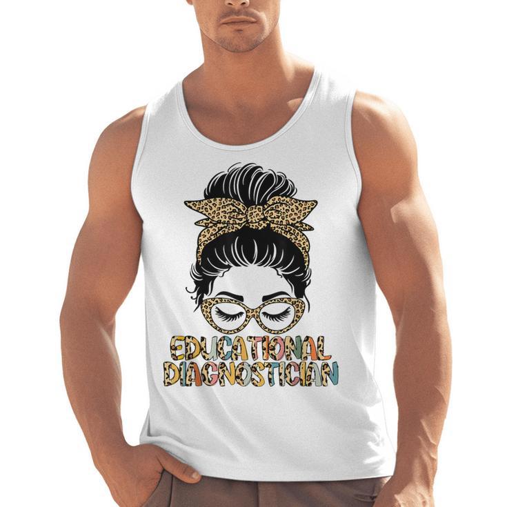 Cute Educational Diagnostician Teacher Appreciation Week Men Women Men Tank Top