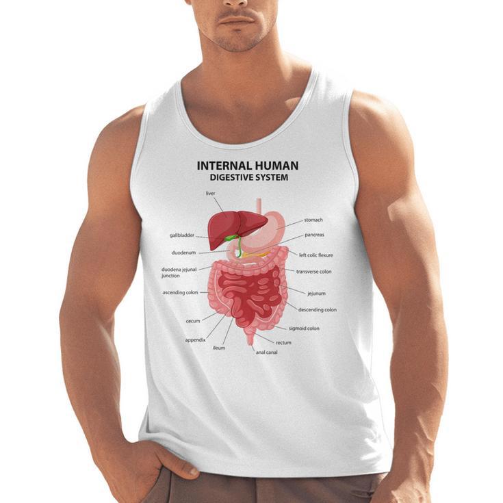 Digestive System Anatomy Anatomical Biology Teacher Men Women Men Tank Top