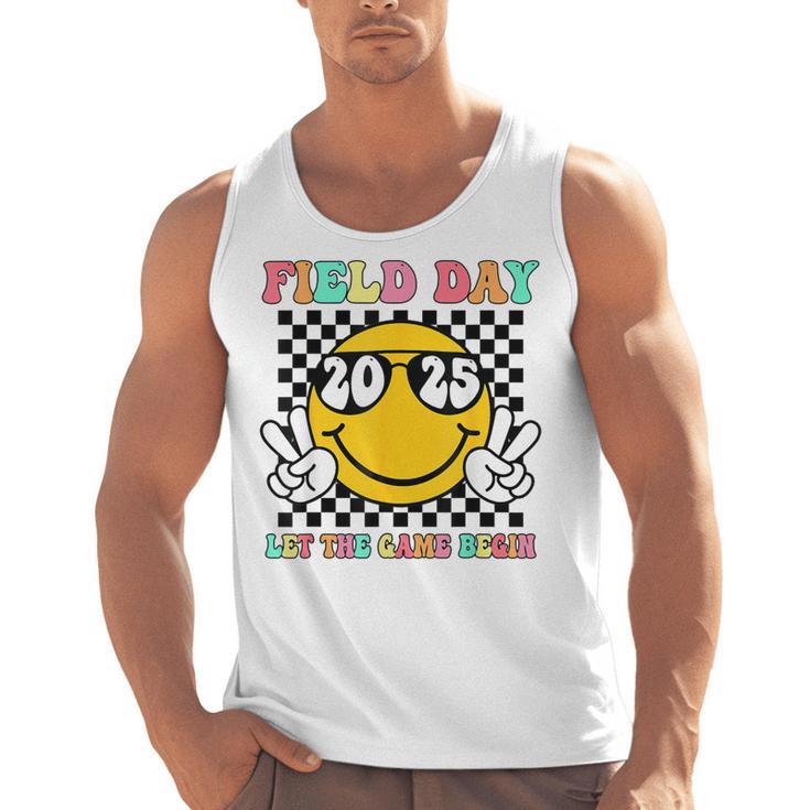 Field Day 2025 Let The Games Begin Yellow Team Teachers Kids Men Tank Top