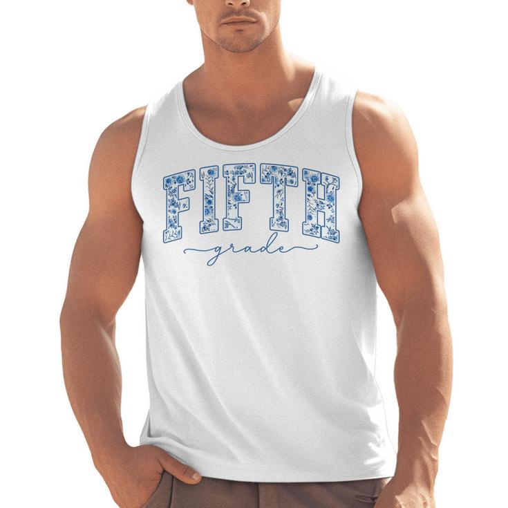 Fifth Grade Toile De Jouy Back To School Teachers Kids Men Tank Top