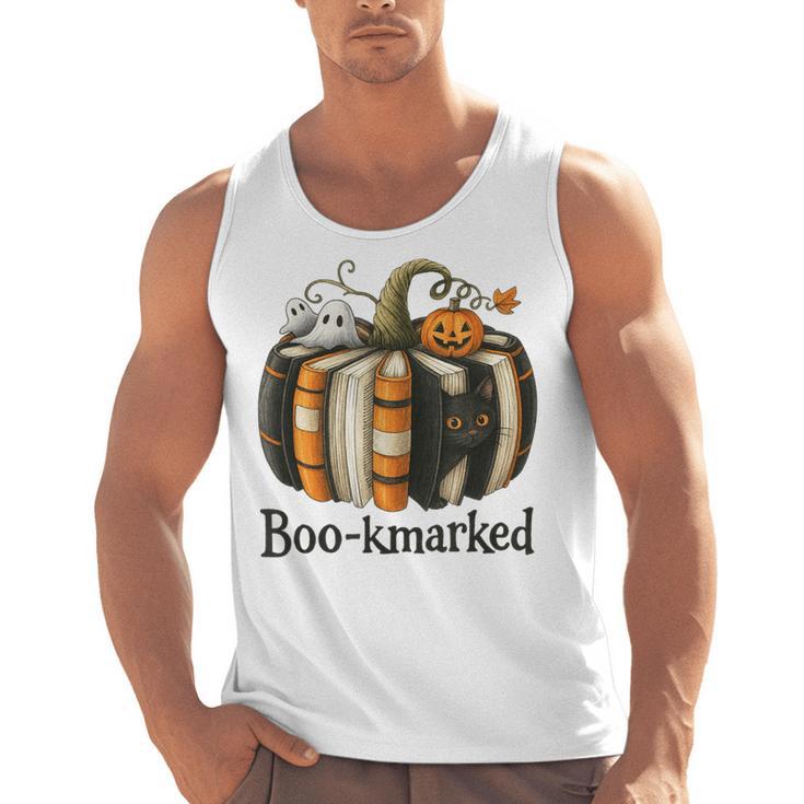 Fun Fall Book Lover Cute Teacher Student Halloween Men Tank Top