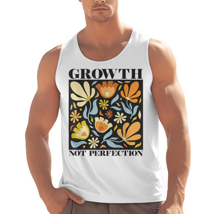 Growth Not Perfection Abstract Florals SPED Teacher Men Tank Top, trending gift Growth Not Perfection Abstract Florals SPED Teacher Men Tank Top, trending gift
