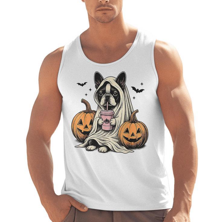 Halloween Boston Terrier Ghost Men Tank Top, Boston Terrier Ghost Gifts, Boston Terrier Halloween Gifts, trending gift