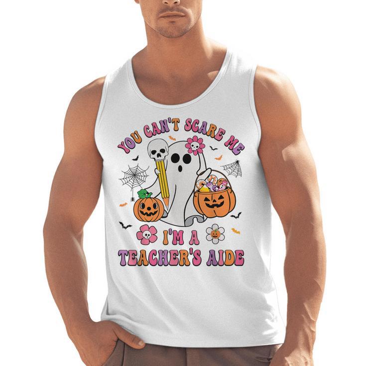 Halloween You Can't Scare Me I'm A School Teacher's Aide Men Tank Top
