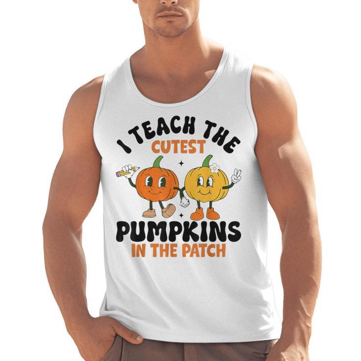Halloween Teacher I Teach The Cutest Pumpkins In The Patch Men Tank Top