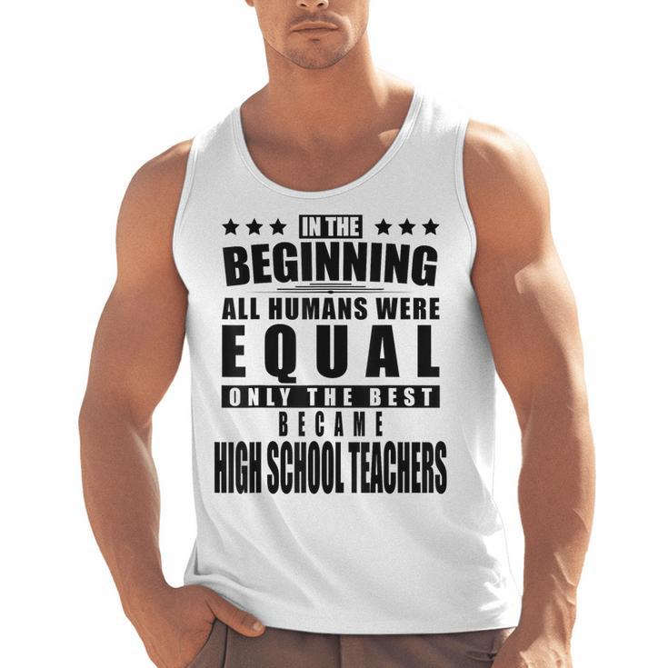 High School Teacher Personalized Men Tank Top