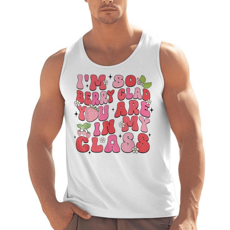 I'm So Berry Glad You Are Strawberry Elementary Teacher Men Tank Top