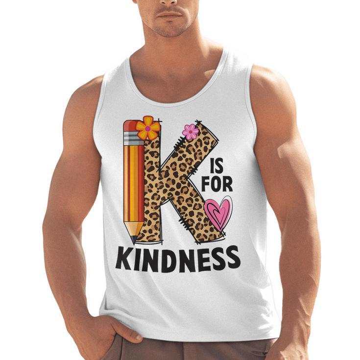 K Is For Kindness Unity Day Teacher Kids Men Tank Top