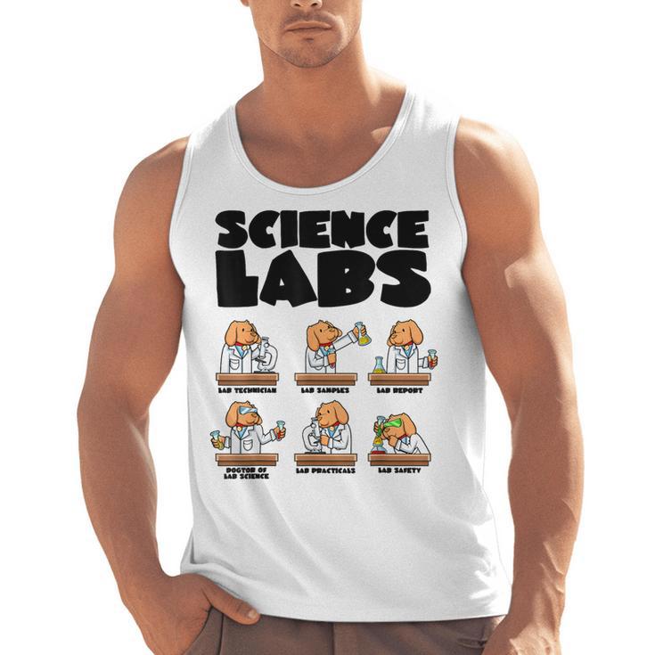 Labrador Retriever Science Labs Dog Lover Teacher Men Tank Top