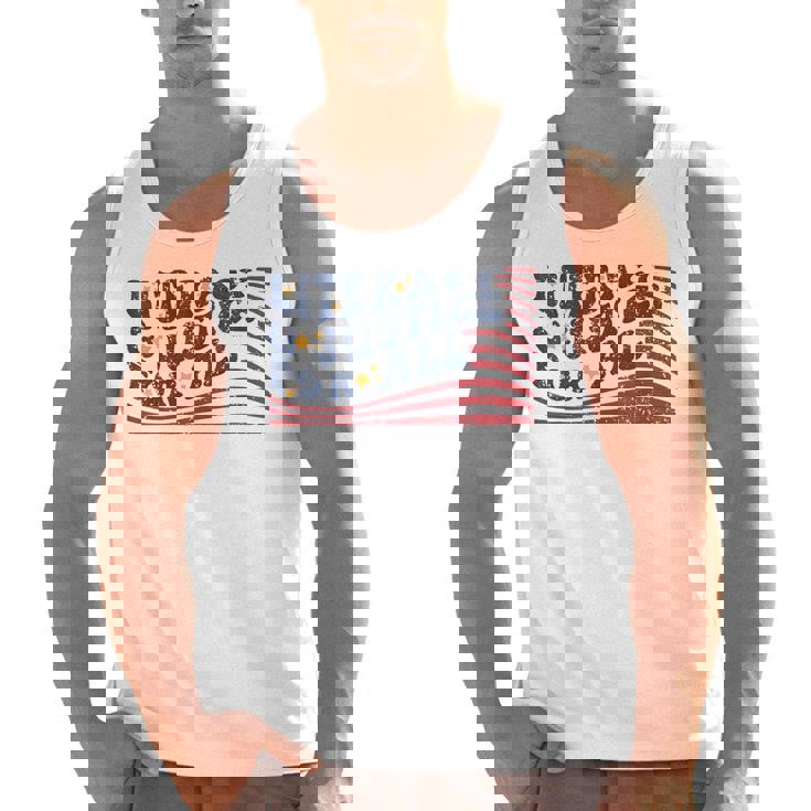 Literacy Justice For All Teacher Men Tank Top