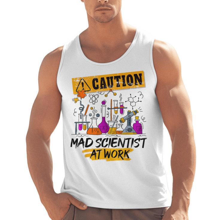 Mad Scientist Halloween Costume Science Teacher Men Tank Top