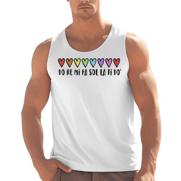 Music Teacher Hearts Music Teaching Men Tank Top