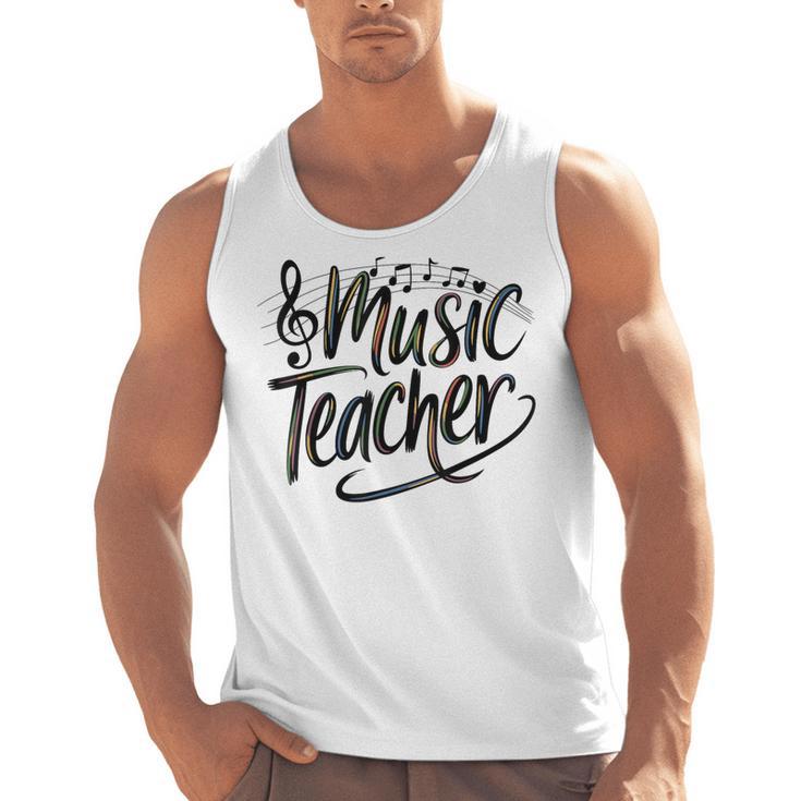 Music Teacher For Women Elementary First Day Of School Men Tank Top