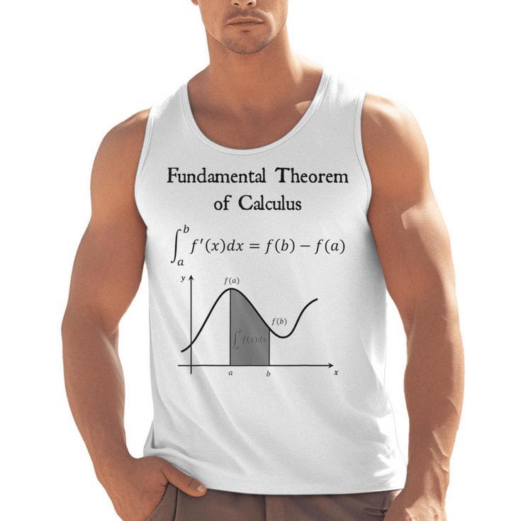Nerdy Fundamental Theorem Of Calculus Math Teacher Geek Men Tank Top