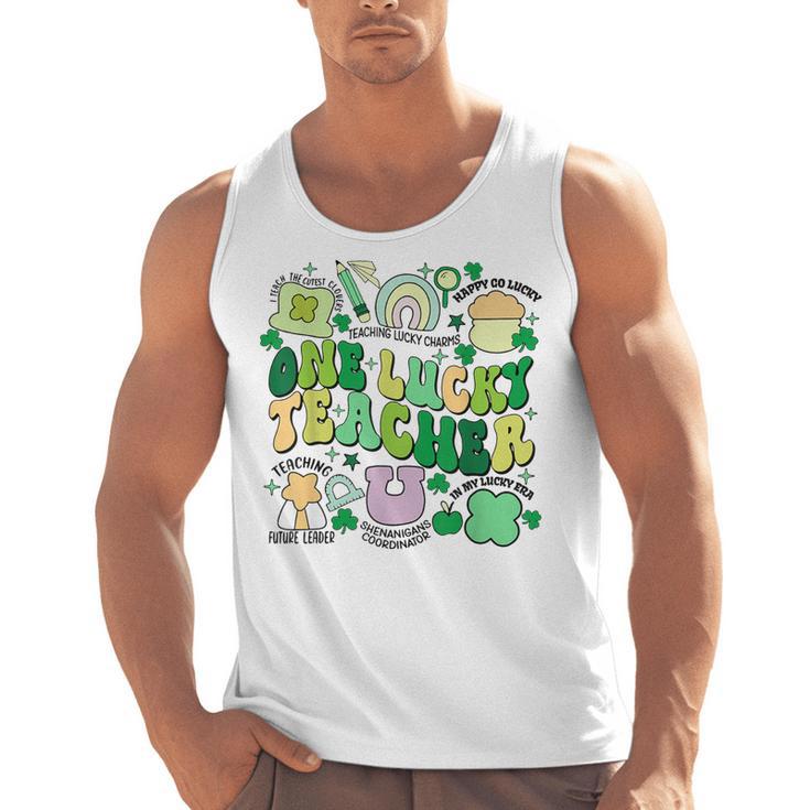One Lucky Teacher St Patrick's Day Irish Teacher Lucky Era Men Tank Top