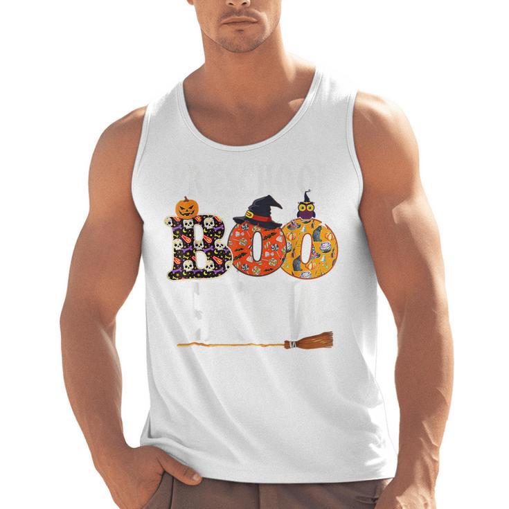 Preschool Boo Crew Teacher Halloween Men Tank Top