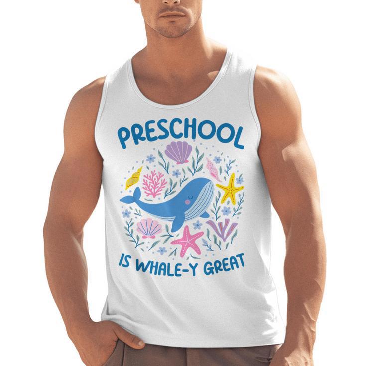Preschool Is Whale-y Great Preschool Teacher Men Tank Top