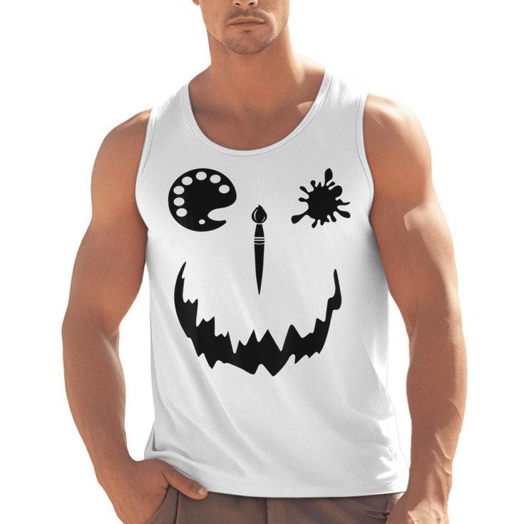 Pumpkin Artist Halloween Art Teacher Men Tank Top