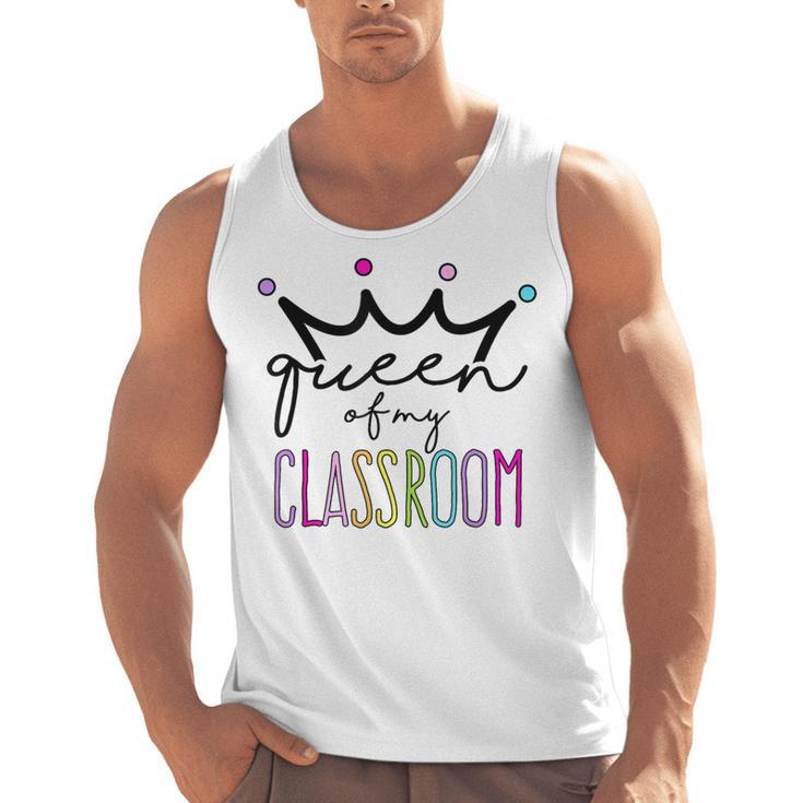 Queen Of My Classroom Colorful Teacher For Men Women Men Tank Top