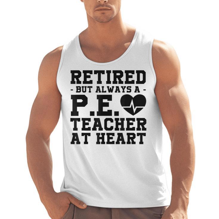Retirement But Always A Pe Teacher At Heart Pride Shirt Men Tank Top