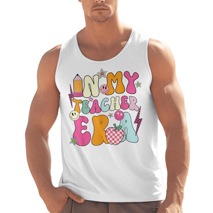 Retro Groovy In My Teaching Era Best Teacher Appreciation Men Tank Top