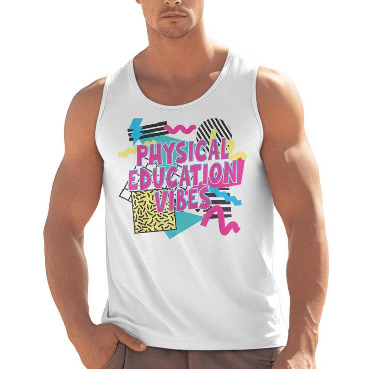 Retro Physical Education Vibes Gym Teacher Phys Ed Teacher Men Tank Top