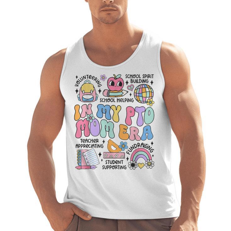Retro In My PTO Mom Era Parent Organization Team Teacher Men Tank Top