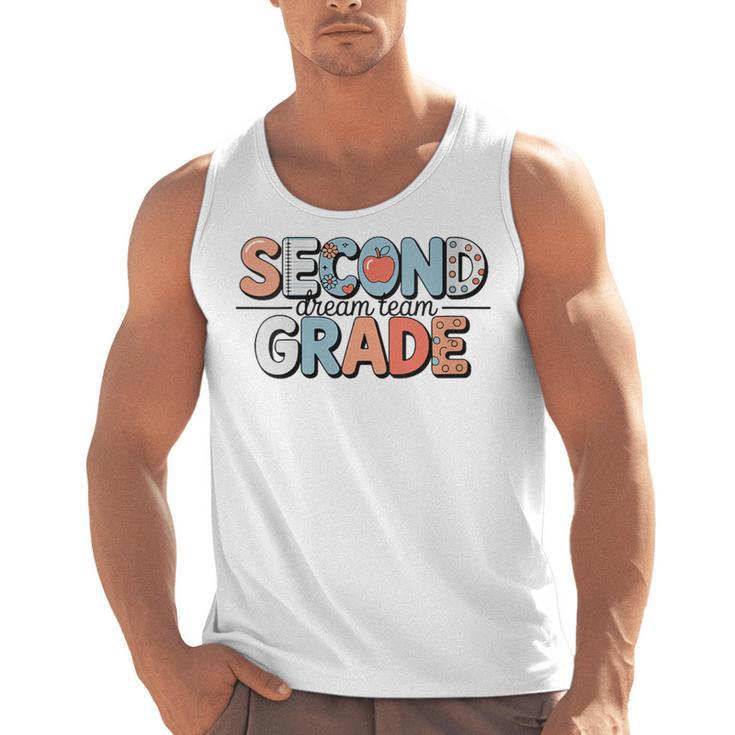 Second Grade Dream Team Back To School 2nd Grade Teacher Men Tank Top